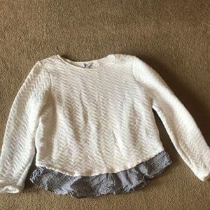 Crown and Ivy Peplum Sweater